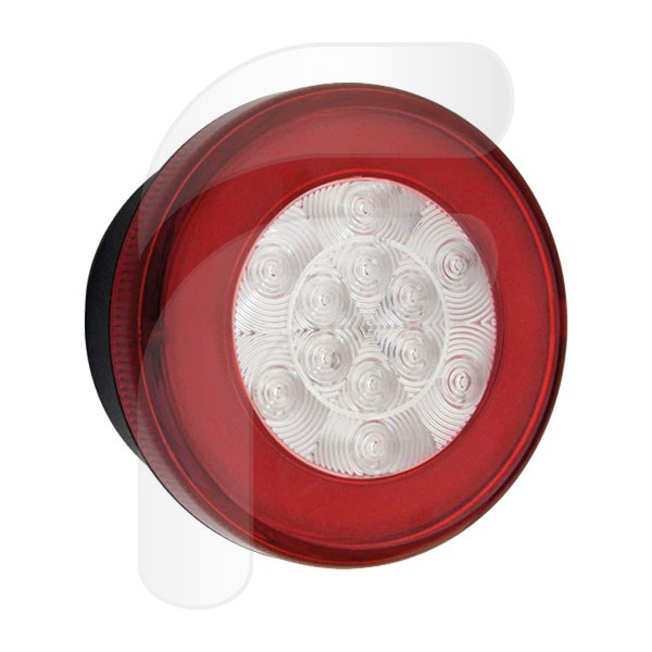 PILOTO REDONDO LED 3 FUNCIONES INTERMITENTE 122MM